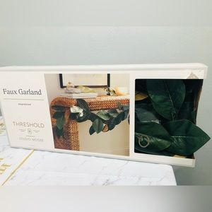 Threshold Studio McGee magnolia leaf garland